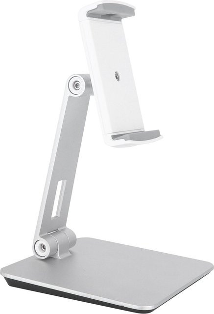Honor Electronics Tablet Ständer aus Aluminium, faltbar und verstellbar, passend für 4-14 Zoll, Farbe: Weiß - Bild 1