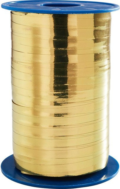 Ringelband Mexico Metallic in Gold aus Polypropylen für Weihnachten - Bild 1