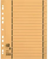 Oxford Trennblatt A4 liniertes Papier in Gelb und Beige - Bild 1