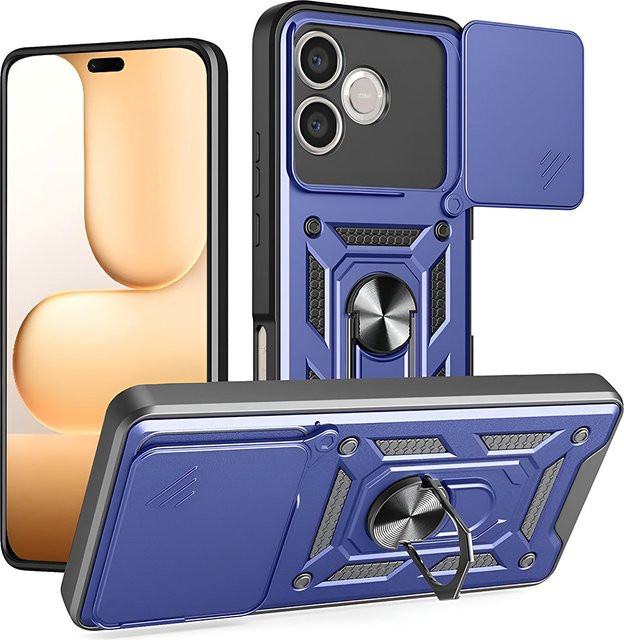 Techsuit CamShield Schutzhülle für Honor 600 Lite in Blau - Bild 1