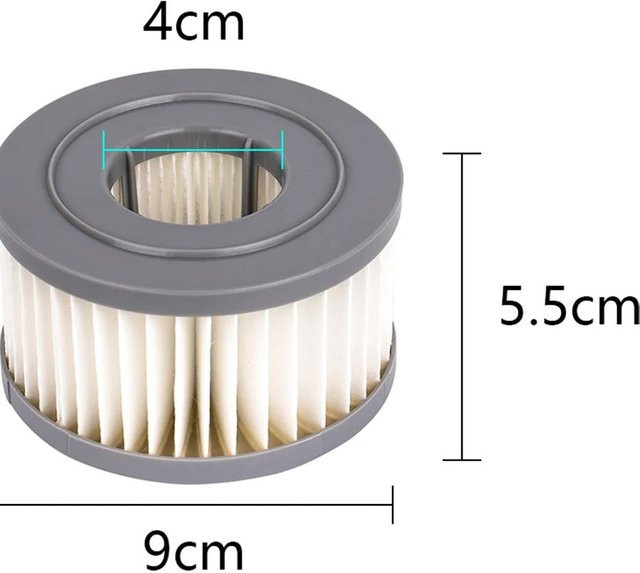 HEPA-Filter in Grau für Jimmy kabellose Handstaubsauger Modelle JV85, JV85 Pro, H9 Pro, A6, A7 und A8 - Bild 1