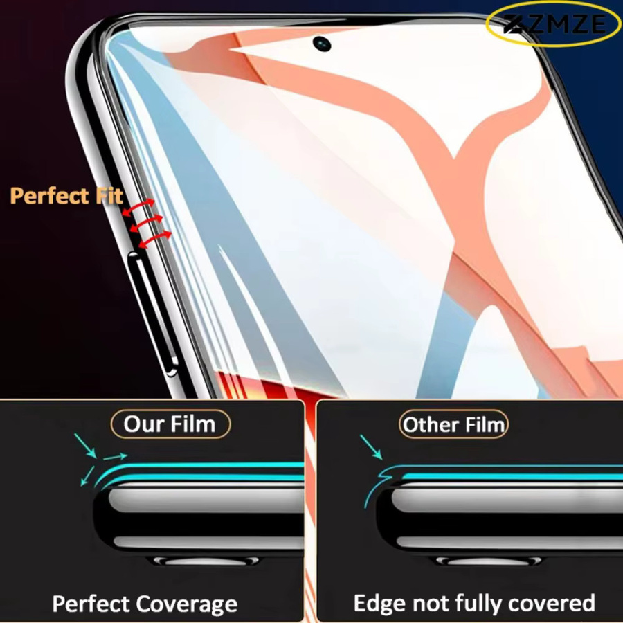 5er Pack Hydrogel-Displayschutzfolie für Samsung Galaxy A72 A52S A40 A35 A20e M54 M55 M32, transparent, wasser- und ölbeständig - Bild 2