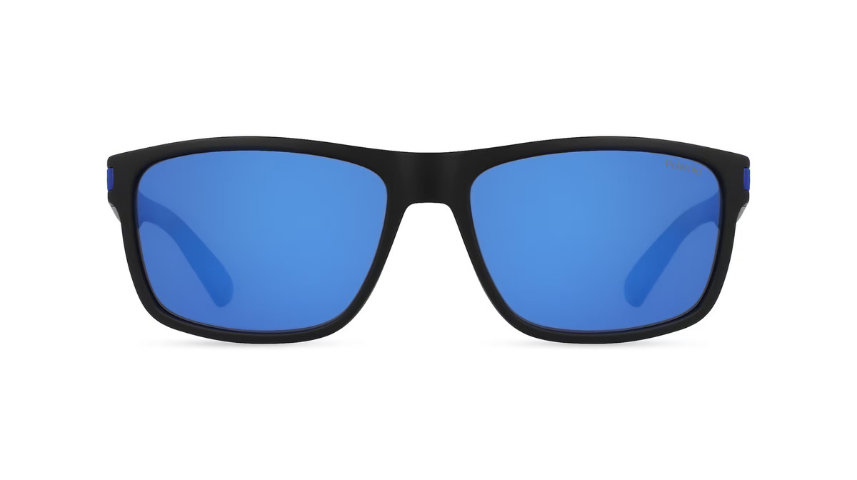 Polaroid PLD 2121/S Sonnenbrille, Vollrand, Quadratisch, Kunststoff, Herren, schwarz - Bild 1