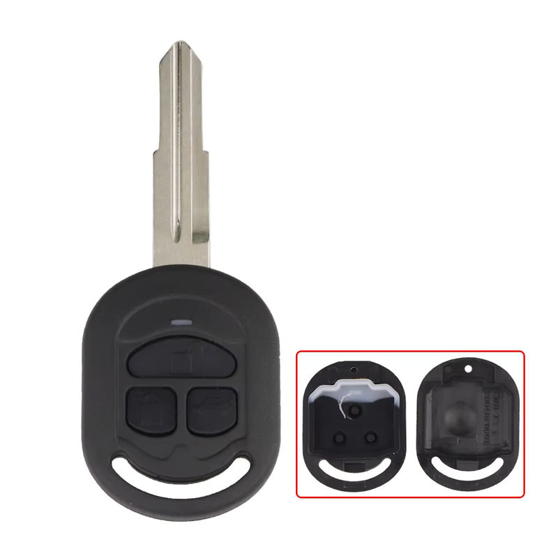 YIQIXIN 3 Tasten Fernbedienung Schlüssel Gehäuse Flip Tasche für Chevrolet Lacetti Optra Nubira in Schwarz - Bild 2