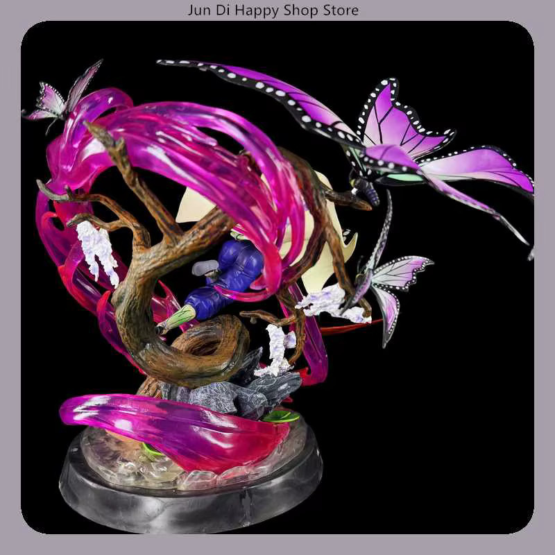 Bandai Dämonentöter Kocho Shinobu, Anime Figur Statue, 33 cm, Lila Rosa - Bild 2