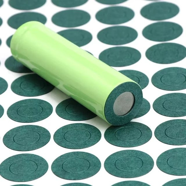 100 Stück BRYNTHORX Li-Ionen-Batterie-Isolierdichtungen in Grün für 18650 21700 26650 32650 Batteriezellen - Bild 1