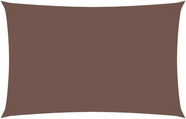 Furnicato Sonnensegel aus Oxford-Gewebe, rechteckig, Braun, B: 2 m, L: 45 m - Bild 1