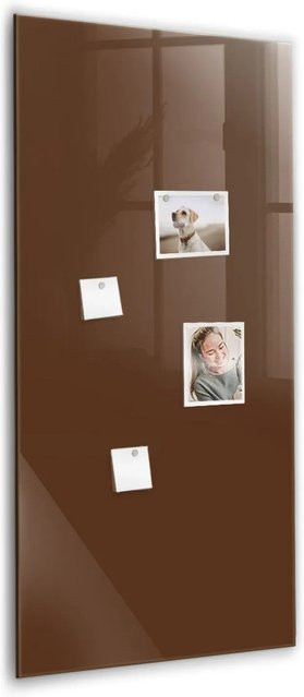 Tulup Glasmagnettafel Braun B: 60 cm, H: 120 cm - Bild 1