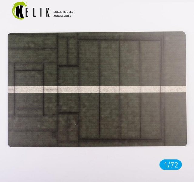 Kelik HMS Argus 1943 Type 1 - Base, Acrylic 3 mm - Bild 1