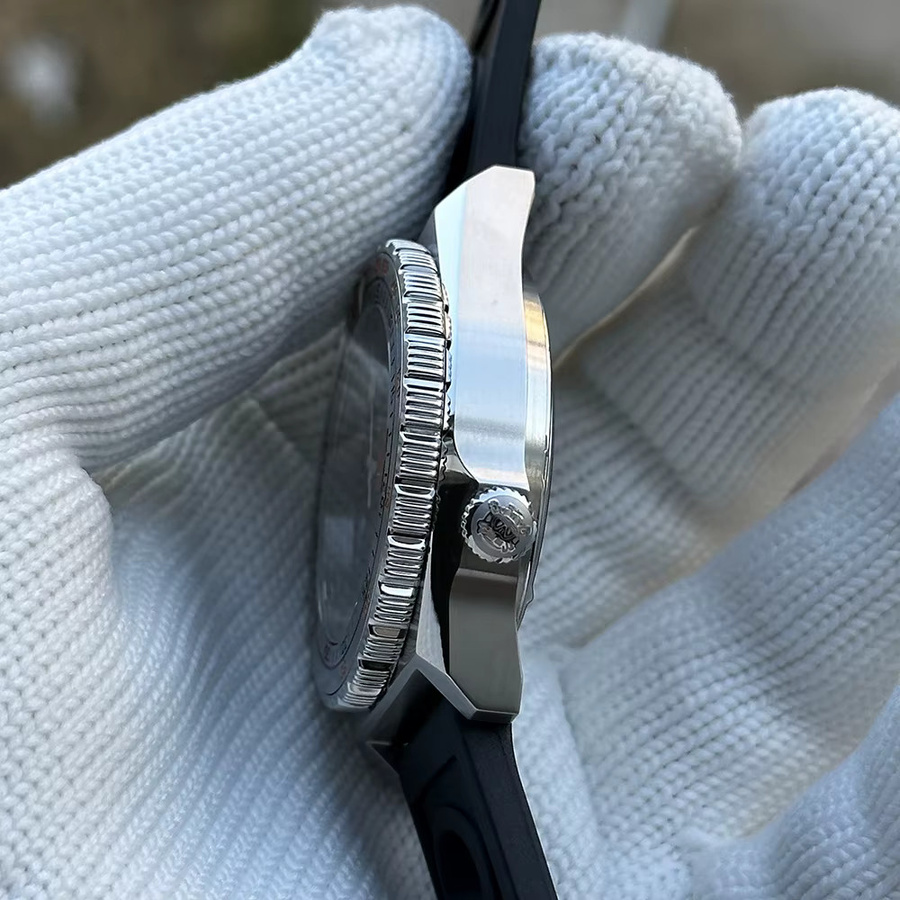 STEELDIVE Taucheruhr, Edelstahl, Saphirglas, 40 mm, Herren, Schwarz - Bild 2