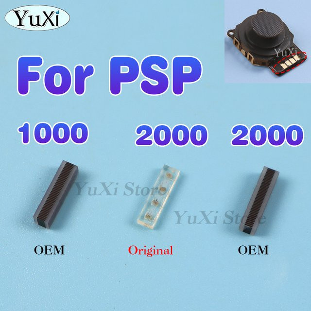 YuXi Ersatzteil für PSP 1000 und PSP 2000: Original OEM 3D Analog Joystick Leitfähiges Gummi Pad zur Reparatur - Bild 1