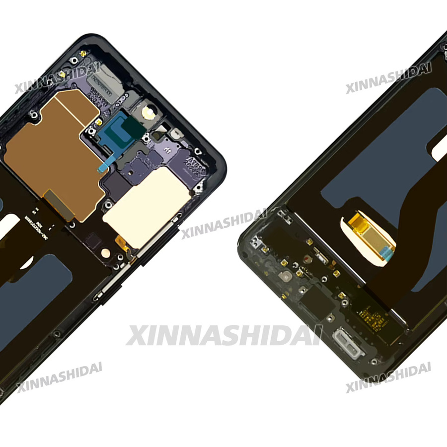 Samsung Galaxy S20 Plus OLED LCD Display mit Rahmen für G985F in Schwarz oder Blau - Bild 2