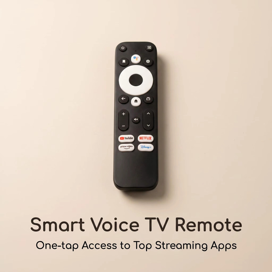 FAZV Bluetooth-Sprachfernbedienung für GD1 Google TV Stick Android 11 4K S905Y4 mit WiFi in Schwarz - Bild 2