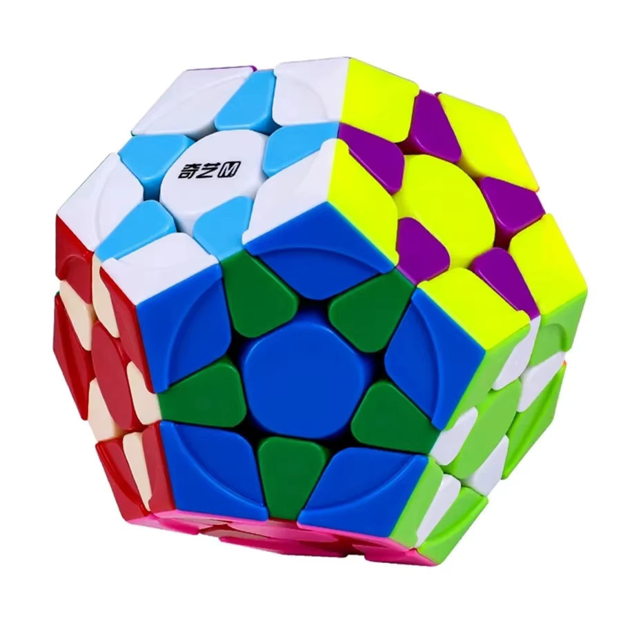 QiYi QiHeng 3x3 Megaminx, Puzzlespielzeug, Schwarz, magnetisch, stickerless - Bild 3