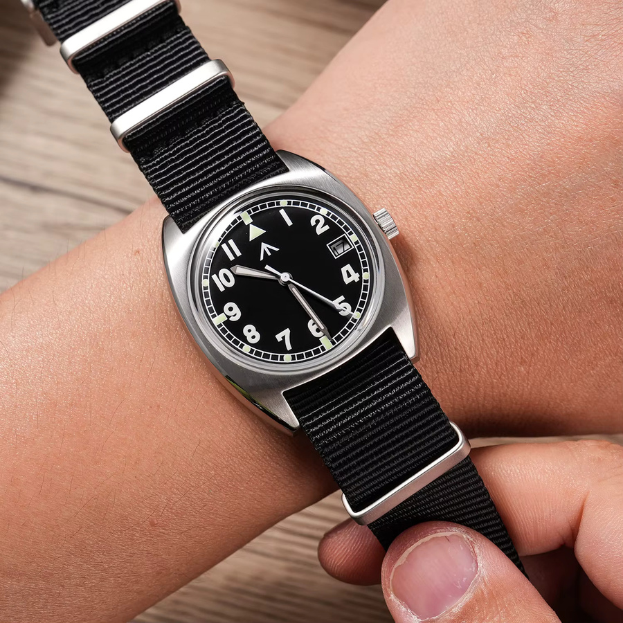 Militado Armbanduhr Edelstahl, Quarz, Schwarz, Unisex - Bild 3