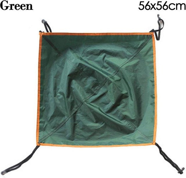 CDhekuo Regendichte Zeltabdeckung und Hängemattenabdeckung aus Polyester, Grün, B/T/H: 56 x 56 x 56 cm - Bild 1