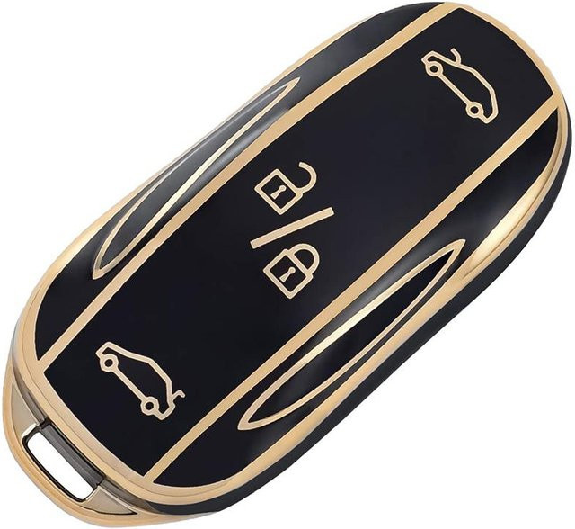 Schutzhülle für Tesla Model 3, Model S und Model Y Smart Keyless Fernschlüssel in Schwarz - Bild 1