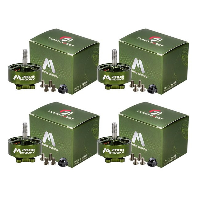 Flashhobby Mars2808 M2808 KV1100 BLDC Motor, 4-teiliges Set - Bild 1