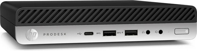 Refurbished HP ProDesk 600 G4 SFF Desktop PC in Schwarz mit Intel Core i5-8500T, 8 GB RAM und 256 GB SSD - Bild 1