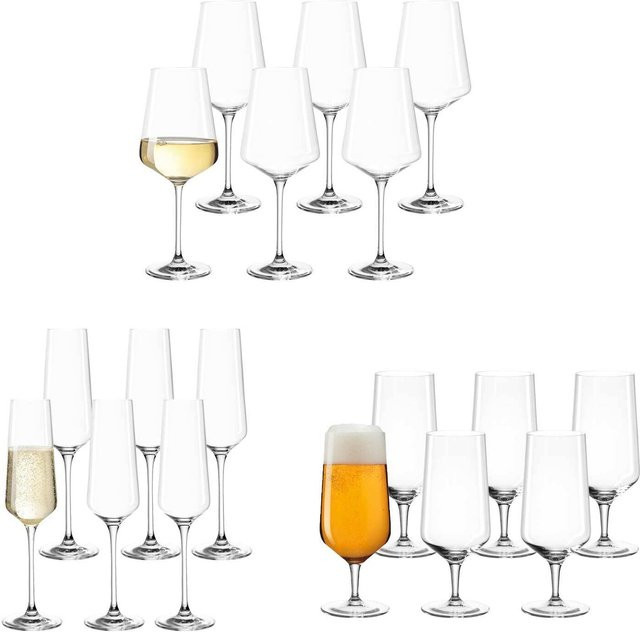 Leonardo Gläserset Puccini aus Glas, 18er Set, transparent - Bild 1
