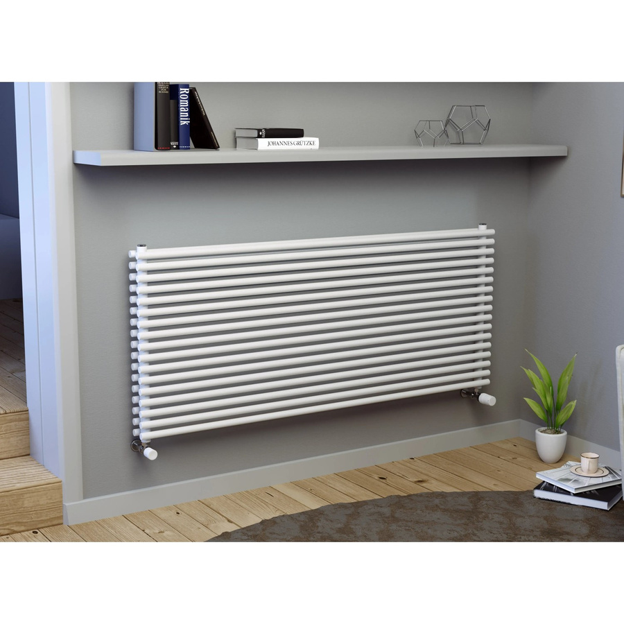 Ximax Raumheizkörper Gamba Slim Duplex in Weiß mit 1290 W Leistung, Breite: 120 cm, Höhe: 61 cm - Bild 2