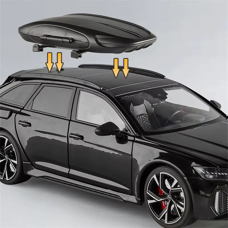 XMD Audi RS6 Avant Sport Auto Modell 1/18 mit Sound und Licht Metall - Bild 3