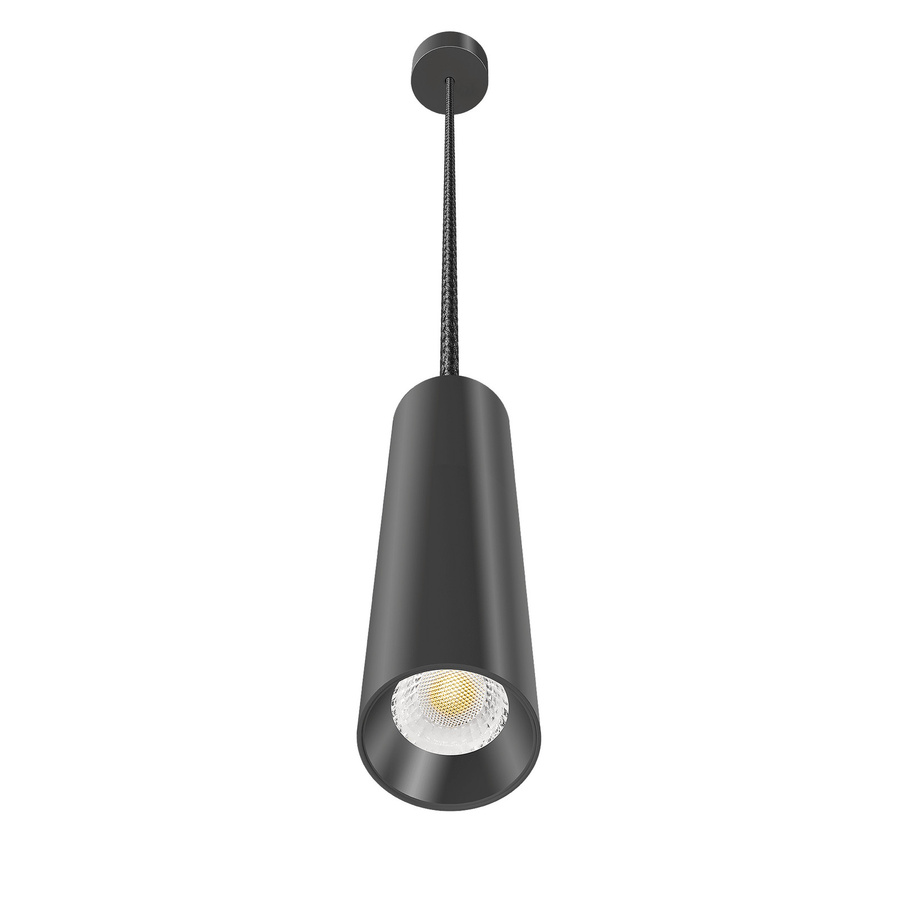 Luxvenum SIGNATURE Pendelleuchte 24V PWM, 1-flammig, 6W, dimmbar, Schwarz Matt, Durchmesser: 27 cm - Bild 1