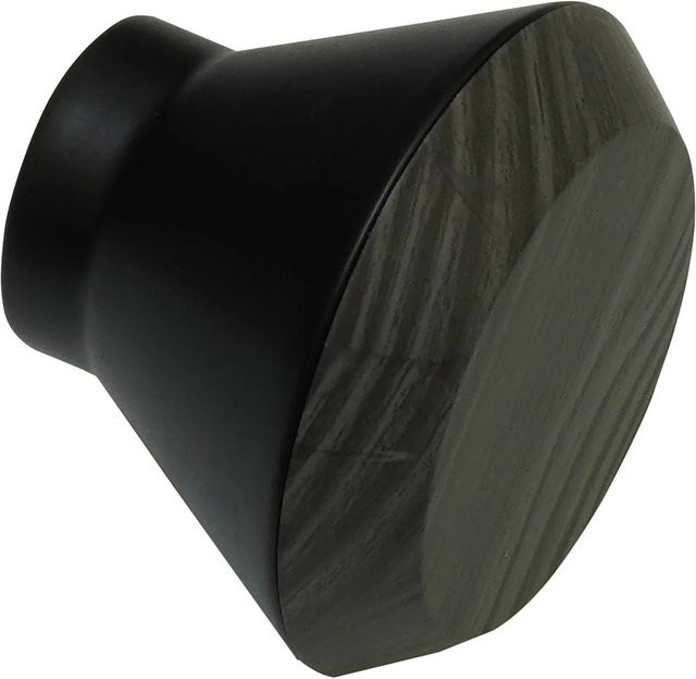 Gardinia Endknopf Stamp Denver für Stangen mit Ø 25 mm in Grau - Bild 1