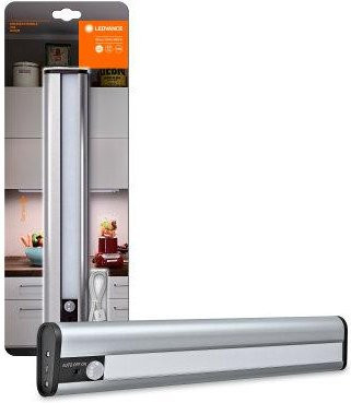 LEDVANCE Linear LED Mobile USB Leuchte mit Bewegungssensor und Tag-Nacht-Sensor, Kaltweiß, Silber/Weiß, Länge: 30 cm - Bild 1