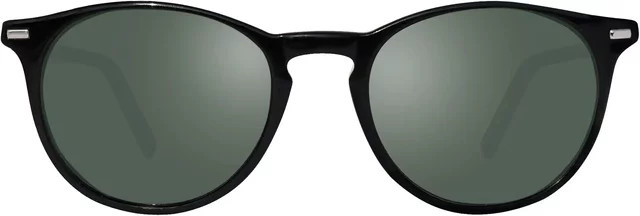 Revo Sierra Sonnenbrille, Vollrand, Round, Black, Unisex, Kunststoff - Bild 1
