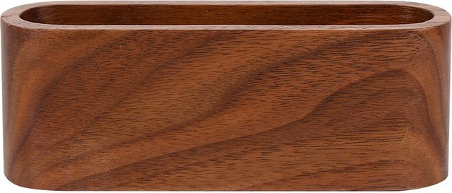CosyHome Visitenkartenhalter aus Holz in Braun als kreativer Organizer für deinen Schreibtisch - Bild 1