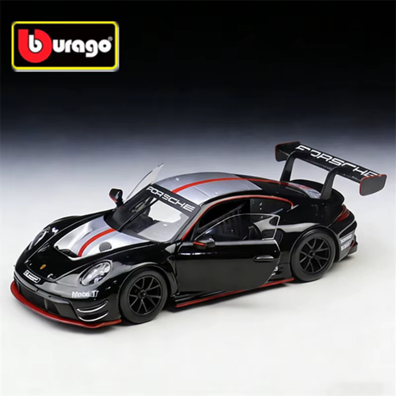 Bburago Porsche 911 GT3 R, Sportwagen Modell, 1:24, Metall - Bild 2