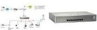 LevelOne GEP-0822 Gigabit PoE Switch mit 8 Ports für die Rack-Montage in Silber/Grau - Bild 1