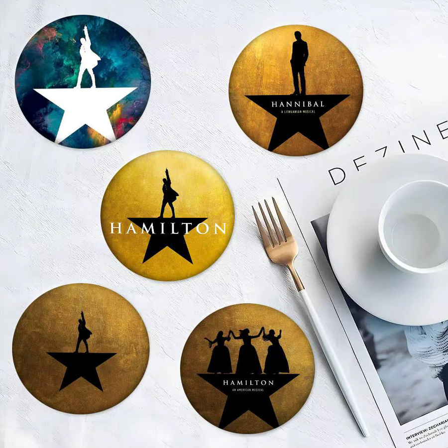 Brosche American Musical Hamilton Anime Cartoon-Stil, Emaille-Pin - Bild 3