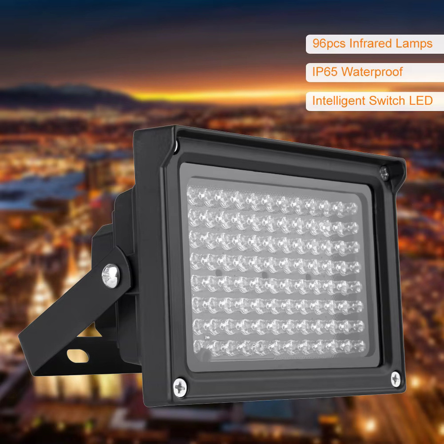 dodocool 96 LEDs IR Infrarot Illuminator Array Wasserdichte Nachtsicht Lampe für CCTV Sicherheitskameras und Fotografie - Bild 5