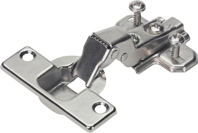 Hettich Topfscharnier SlideOn mit Mittelwandanschlag, silber vernickelt, 35 mm - Bild 1