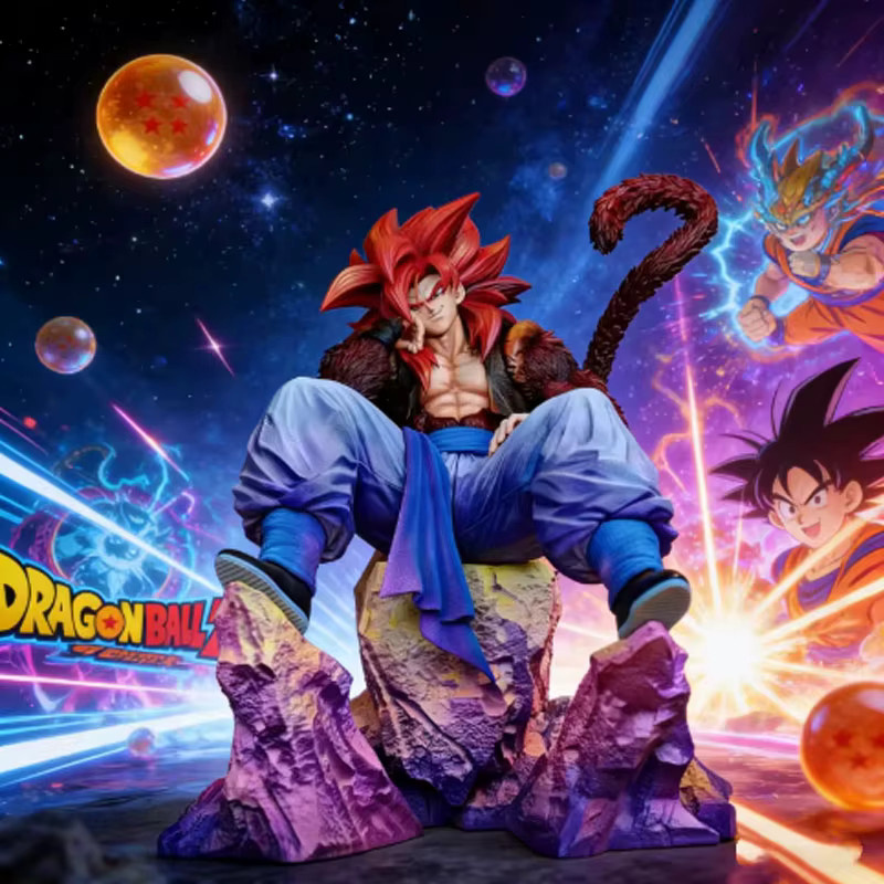 Bandai Dragon Ball Ssj4 Gogeta Super Saiyan 4 Actionfigur, PVC Statue - Bild 2