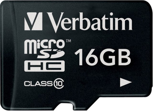 Verbatim microSDHC Speicherkarte Class 10 in Schwarz - Bild 1