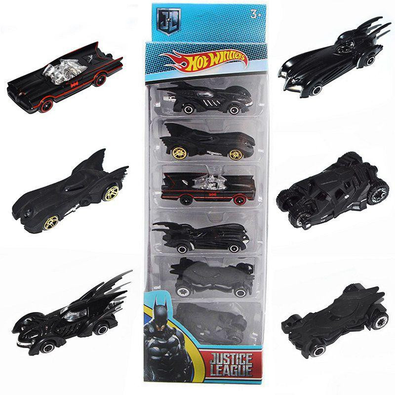 Hot Wheels DC Comics Batman Batmobil 6-teiliges Modellauto-Set - Bild 6