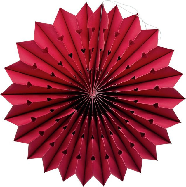 Mömax Dekostern Jolie in Rot mit einem Durchmesser von 20 cm - Bild 1