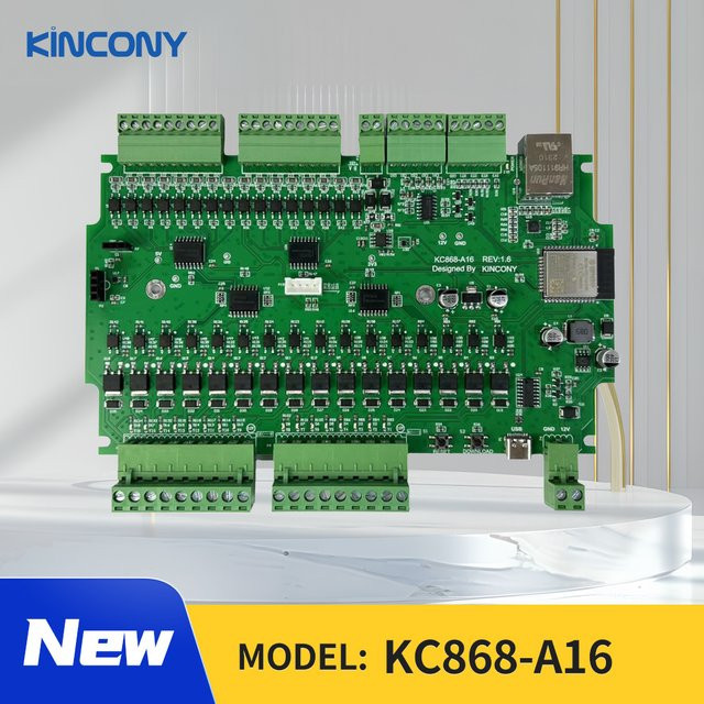 KinCony A16 ESP32 Ethernet WLAN-Relaisplatine für Home Assistant mit ESPHome Tuya Tasmota MQTT Modbus KCS Firmware - Bild 1