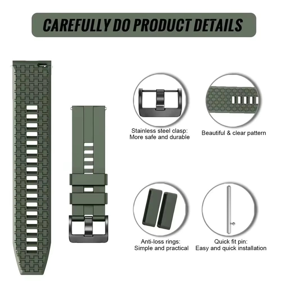 VATMENS Uhrenarmband Silikon, Unisex - Bild 1