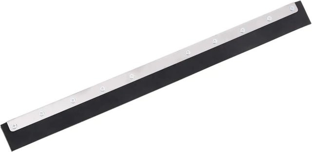 vidaXL Bodenabzieher aus Stahl und Gummi in Silber und Schwarz, B/T/H: 75 x 2 x 5 cm - Bild 1