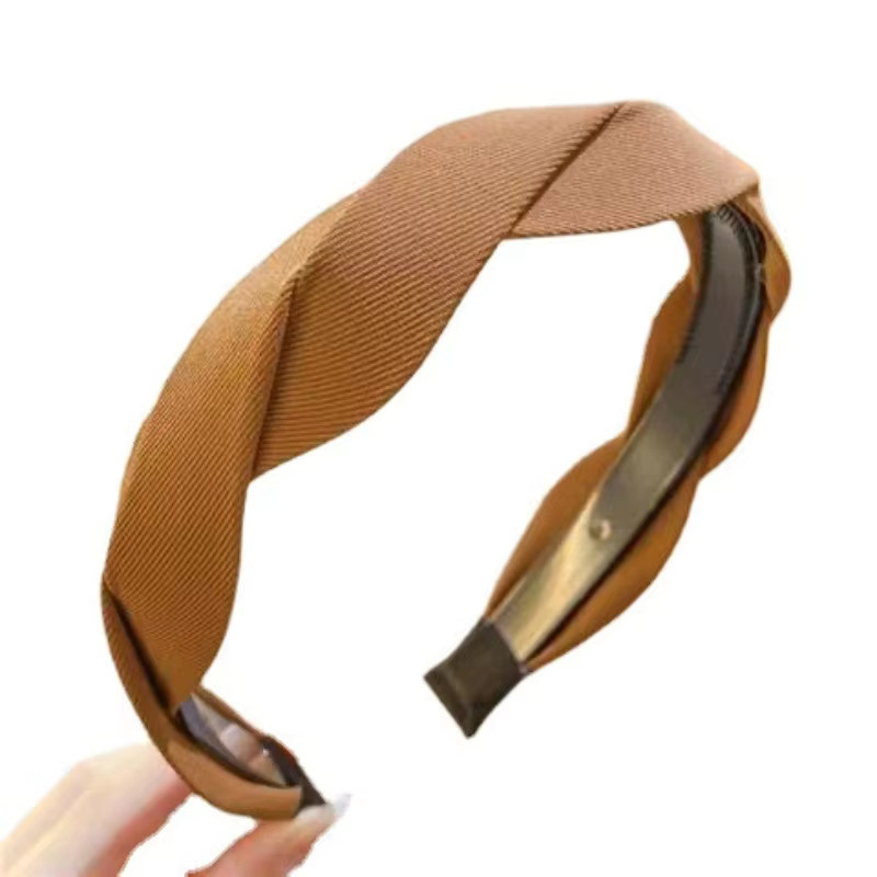 ZYFHTT Stirnband mit breitem Rand und gedrehtem Design, Damen - Bild 6