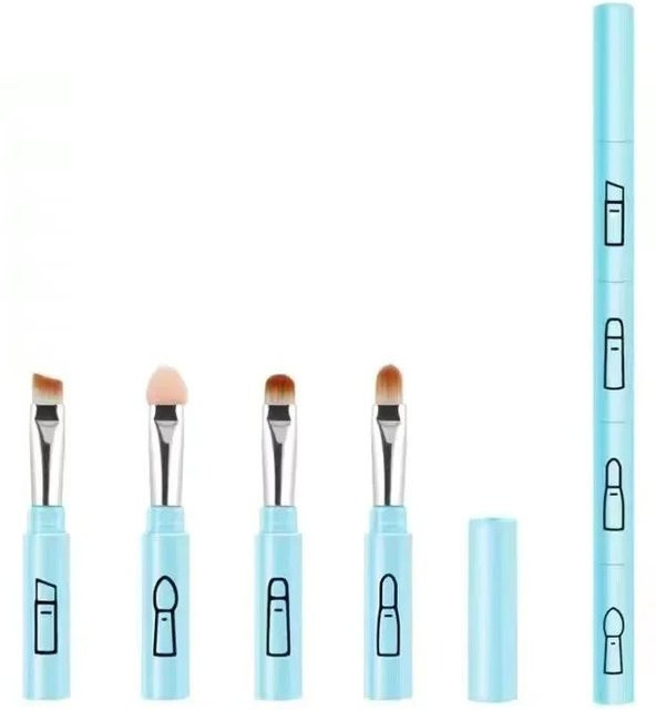 XYNN Make-up-Pinsel-Set 4 in 1, Blau, Unisex - Bild 1