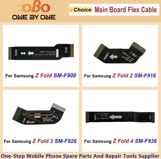 Samsung Galaxy Z Fold 2 3 4 5 Motherboard Flexkabel Hauptplatine-Anschluss Reparatur Set in Schwarz - Bild 1