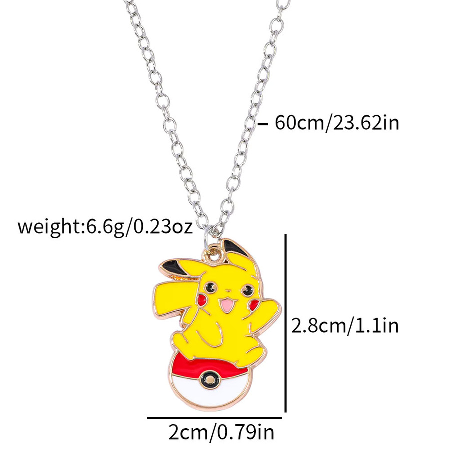 TAKARA TOMY Pikachu-Halskette, Silber, Unisex - Bild 3