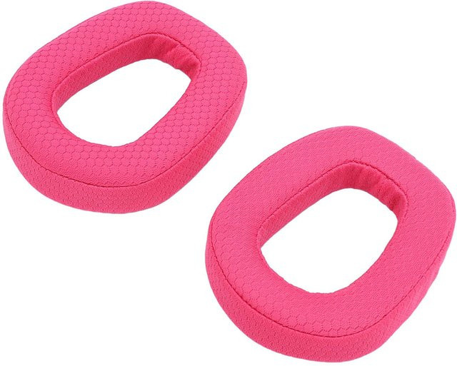 Logitech G435 Ersatz-Ohrpolster aus atmungsaktivem Memory-Schaum und Mesh in Pink - Bild 1