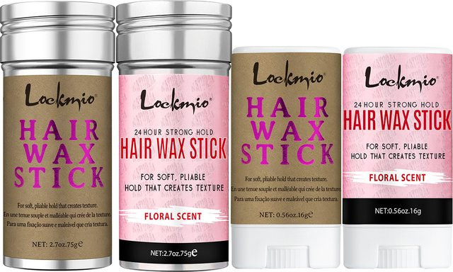 LOCKMIO Haarwachs-Stick, Glättende Styling-Wachscreme, Unisex - Bild 1