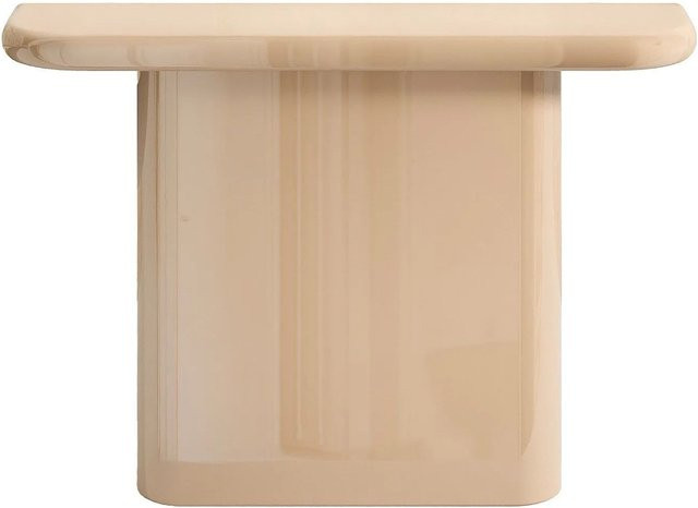 Vente-unique Konsolentisch Rabiri in Beige, rechteckig, aus lackiertem MDF, Breite: 120 cm - Bild 1